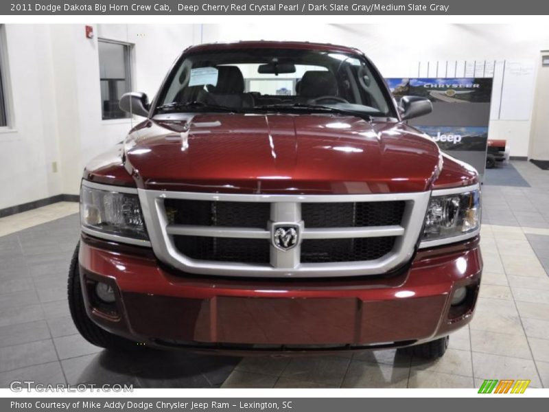 Deep Cherry Red Crystal Pearl / Dark Slate Gray/Medium Slate Gray 2011 Dodge Dakota Big Horn Crew Cab