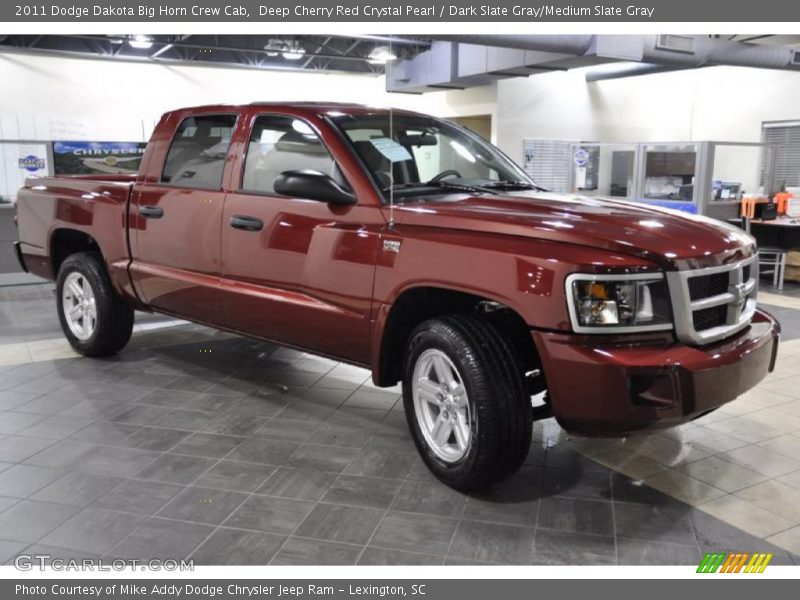 Deep Cherry Red Crystal Pearl / Dark Slate Gray/Medium Slate Gray 2011 Dodge Dakota Big Horn Crew Cab