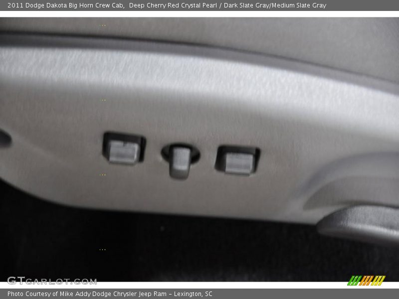 Deep Cherry Red Crystal Pearl / Dark Slate Gray/Medium Slate Gray 2011 Dodge Dakota Big Horn Crew Cab