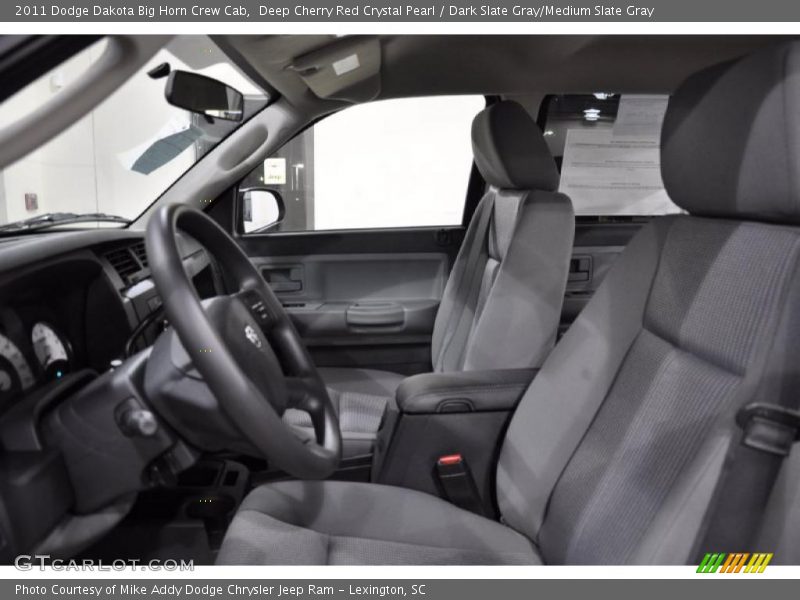 Deep Cherry Red Crystal Pearl / Dark Slate Gray/Medium Slate Gray 2011 Dodge Dakota Big Horn Crew Cab