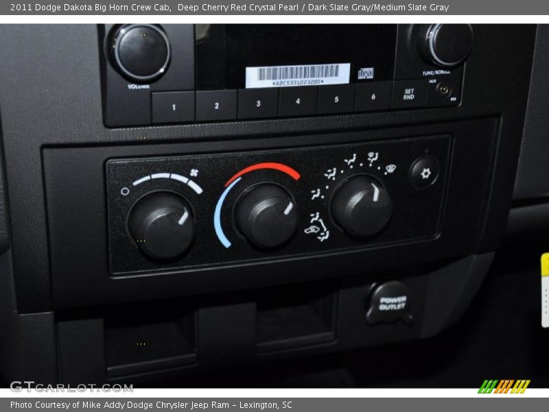 Deep Cherry Red Crystal Pearl / Dark Slate Gray/Medium Slate Gray 2011 Dodge Dakota Big Horn Crew Cab