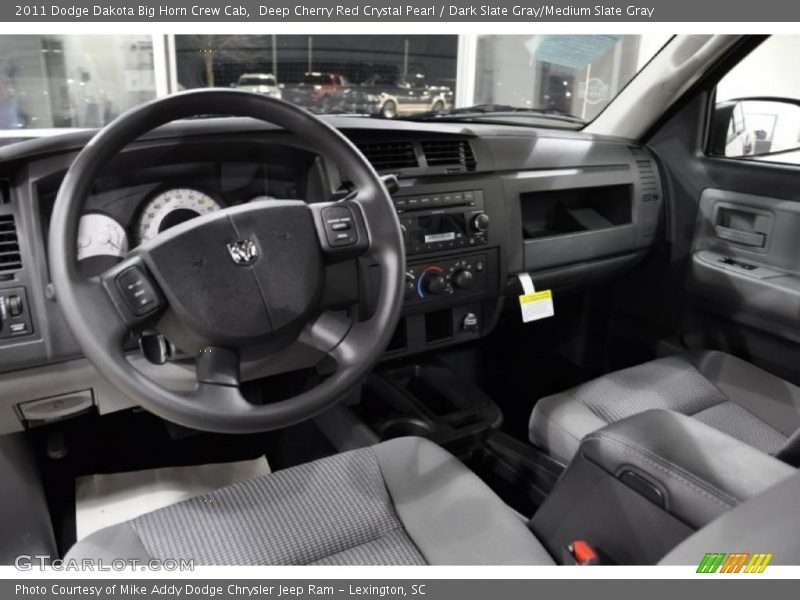 Dark Slate Gray/Medium Slate Gray Interior - 2011 Dakota Big Horn Crew Cab 
