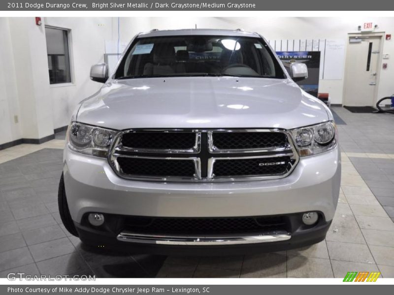 Bright Silver Metallic / Dark Graystone/Medium Graystone 2011 Dodge Durango Crew