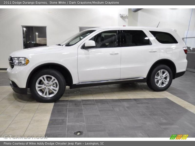 Stone White / Dark Graystone/Medium Graystone 2011 Dodge Durango Express