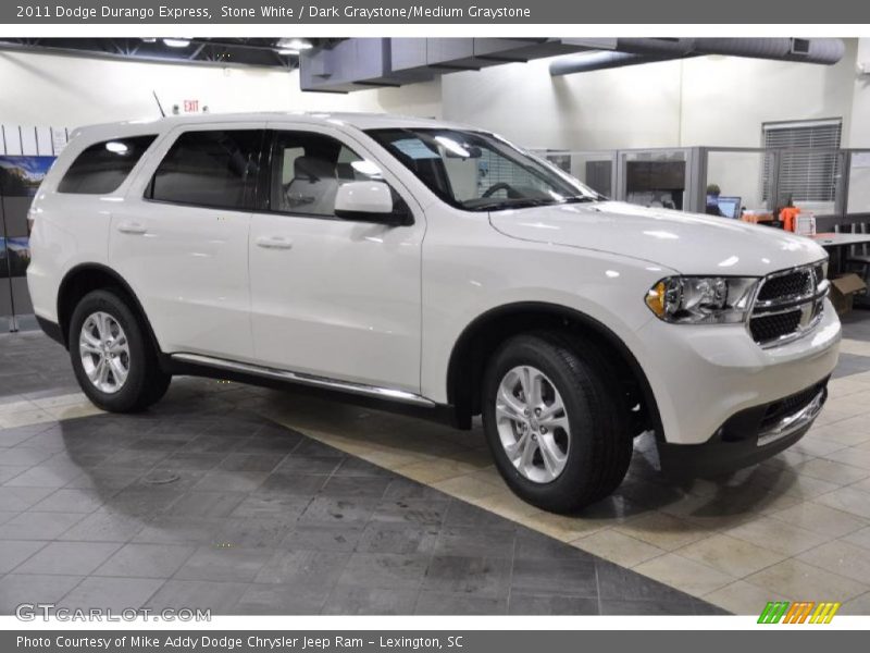 Stone White / Dark Graystone/Medium Graystone 2011 Dodge Durango Express