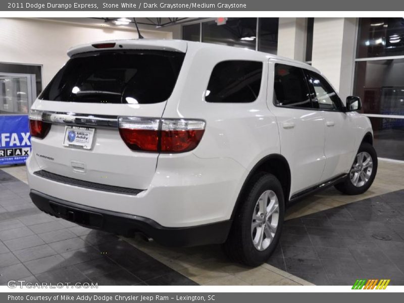 Stone White / Dark Graystone/Medium Graystone 2011 Dodge Durango Express