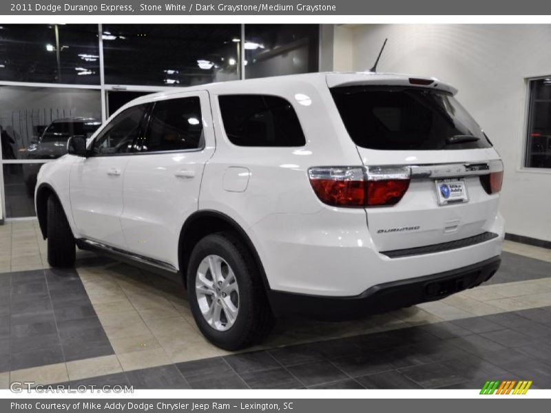 Stone White / Dark Graystone/Medium Graystone 2011 Dodge Durango Express
