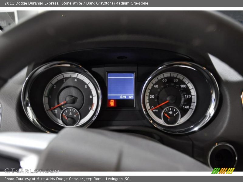 Stone White / Dark Graystone/Medium Graystone 2011 Dodge Durango Express