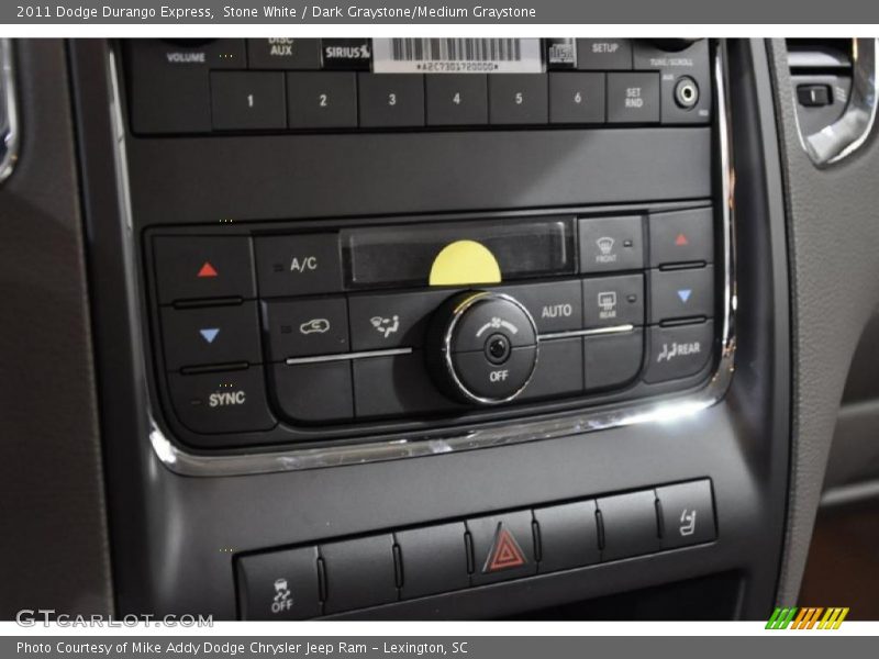 Stone White / Dark Graystone/Medium Graystone 2011 Dodge Durango Express