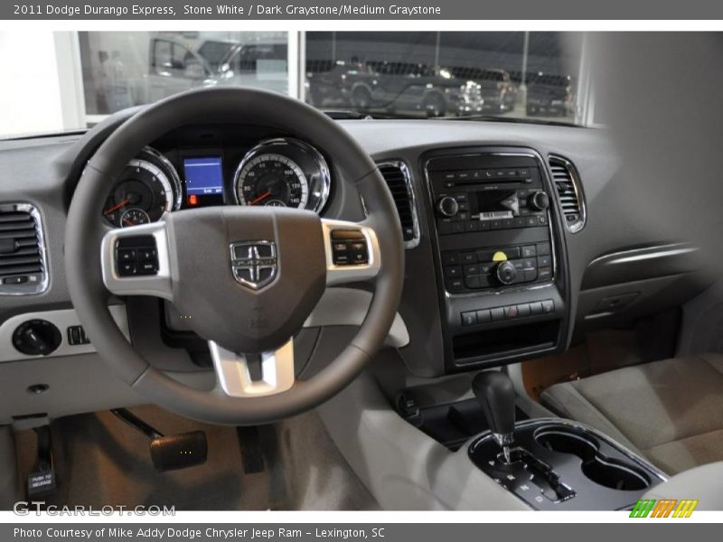 Stone White / Dark Graystone/Medium Graystone 2011 Dodge Durango Express