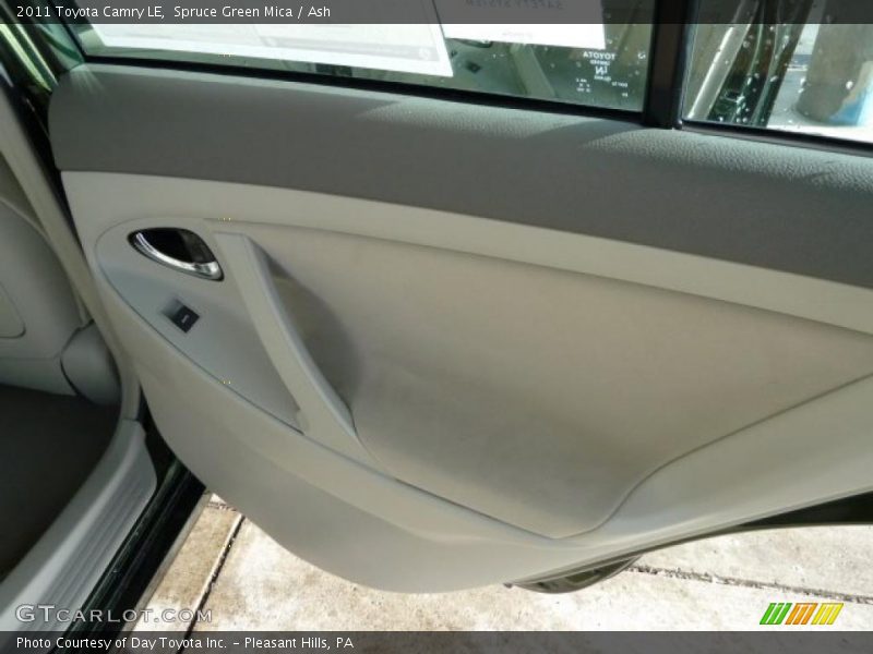 Spruce Green Mica / Ash 2011 Toyota Camry LE