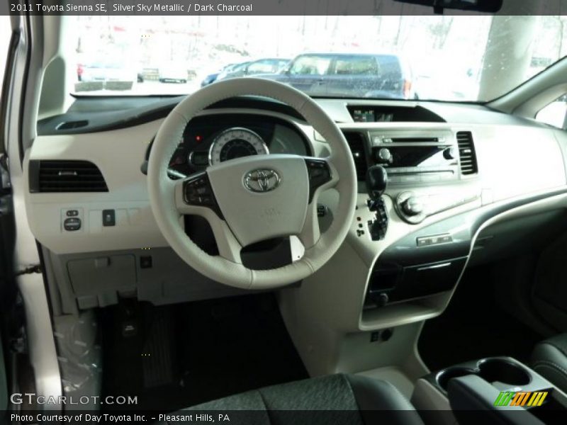 Silver Sky Metallic / Dark Charcoal 2011 Toyota Sienna SE