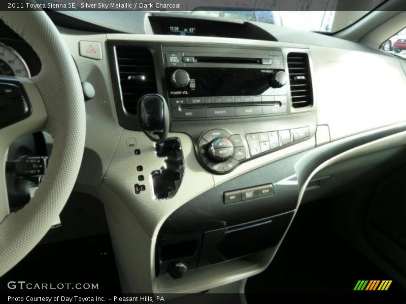Silver Sky Metallic / Dark Charcoal 2011 Toyota Sienna SE