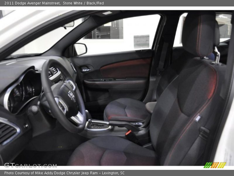  2011 Avenger Mainstreet Black/Red Interior