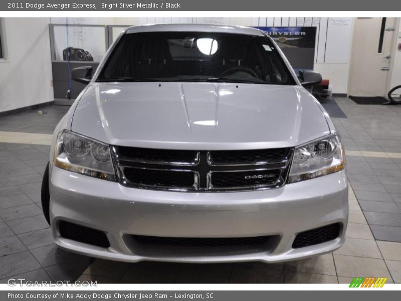 Bright Silver Metallic / Black 2011 Dodge Avenger Express
