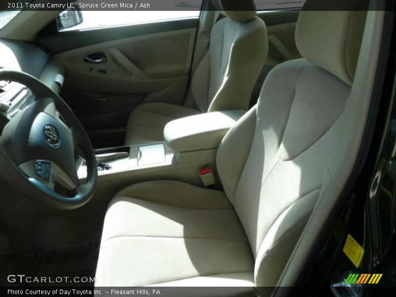 Spruce Green Mica / Ash 2011 Toyota Camry LE