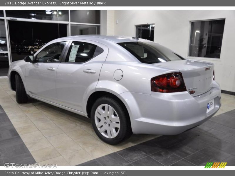 Bright Silver Metallic / Black 2011 Dodge Avenger Express