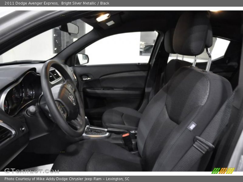 Bright Silver Metallic / Black 2011 Dodge Avenger Express