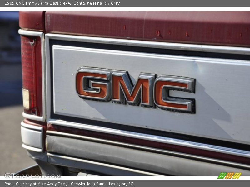 Light Slate Metallic / Gray 1985 GMC Jimmy Sierra Classic 4x4