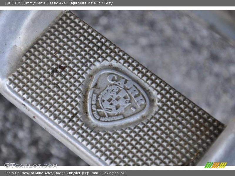 Light Slate Metallic / Gray 1985 GMC Jimmy Sierra Classic 4x4