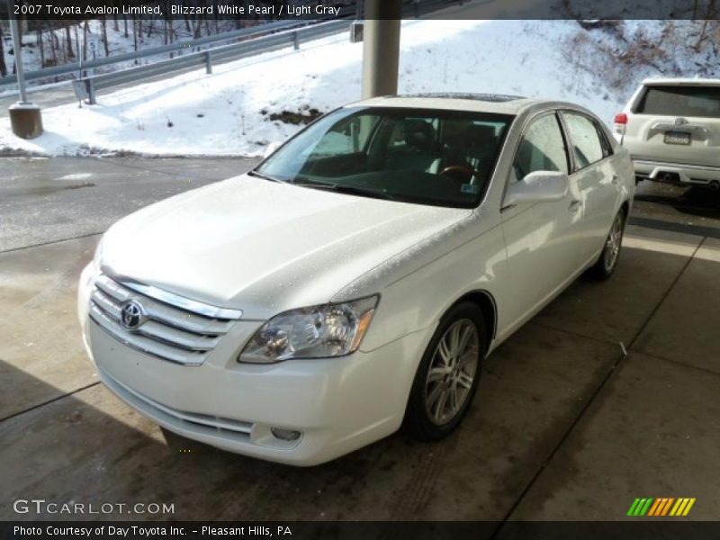 Blizzard White Pearl / Light Gray 2007 Toyota Avalon Limited