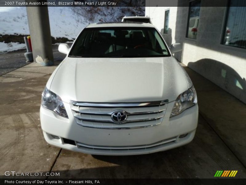 Blizzard White Pearl / Light Gray 2007 Toyota Avalon Limited