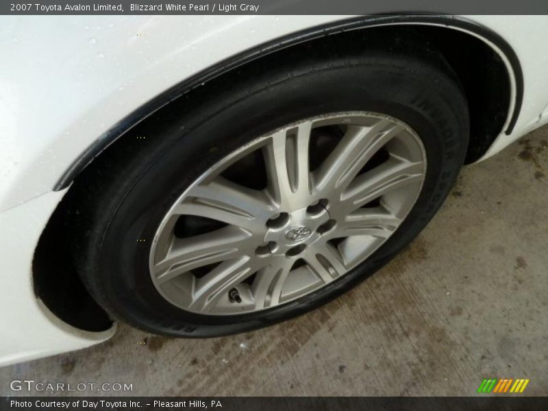 Blizzard White Pearl / Light Gray 2007 Toyota Avalon Limited