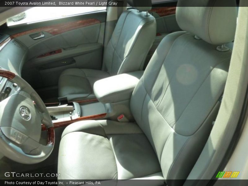 Blizzard White Pearl / Light Gray 2007 Toyota Avalon Limited