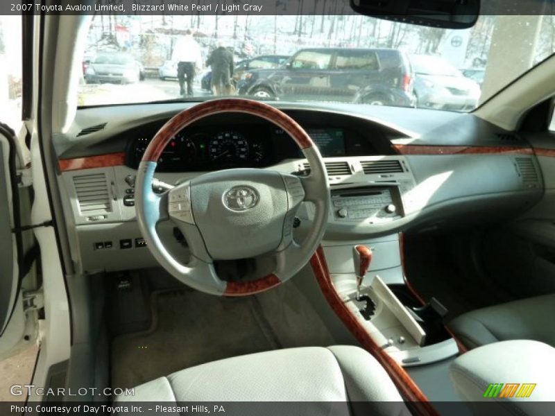 Blizzard White Pearl / Light Gray 2007 Toyota Avalon Limited