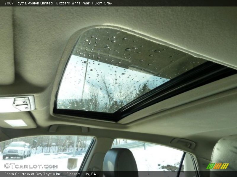 Blizzard White Pearl / Light Gray 2007 Toyota Avalon Limited
