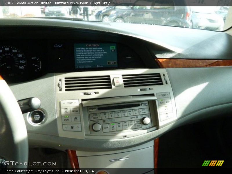 Blizzard White Pearl / Light Gray 2007 Toyota Avalon Limited
