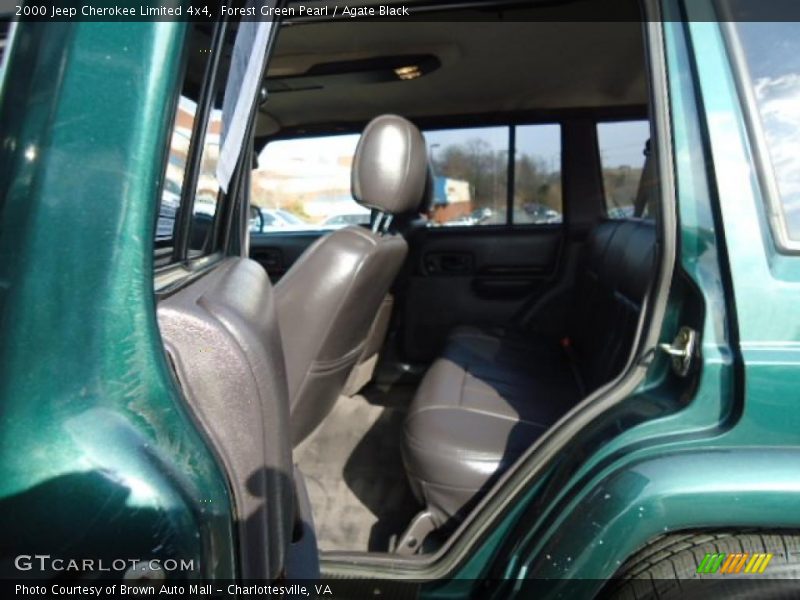 Forest Green Pearl / Agate Black 2000 Jeep Cherokee Limited 4x4