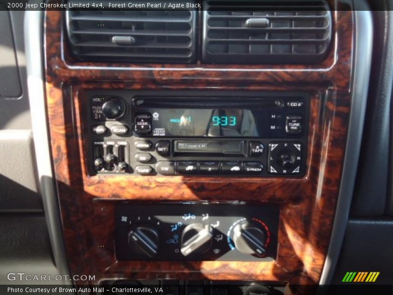 Forest Green Pearl / Agate Black 2000 Jeep Cherokee Limited 4x4