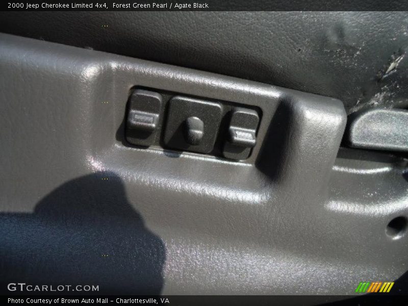 Forest Green Pearl / Agate Black 2000 Jeep Cherokee Limited 4x4