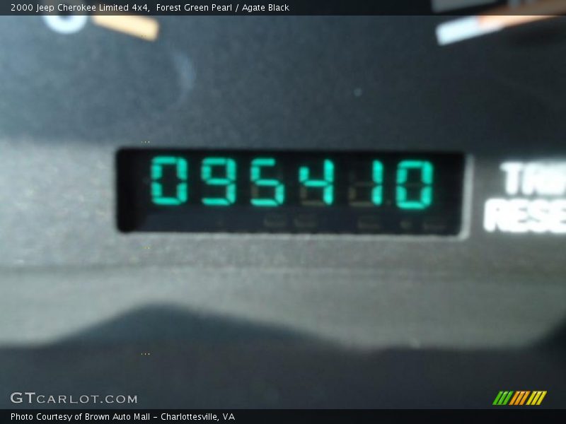 Forest Green Pearl / Agate Black 2000 Jeep Cherokee Limited 4x4