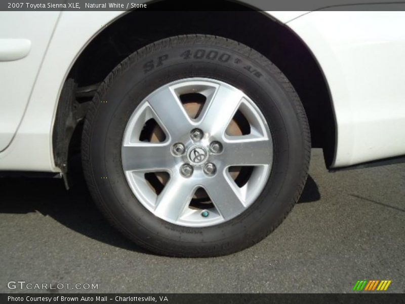Natural White / Stone 2007 Toyota Sienna XLE