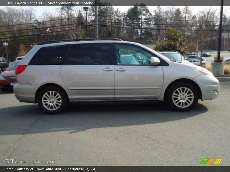 Silver Shadow Pearl / Stone 2009 Toyota Sienna XLE