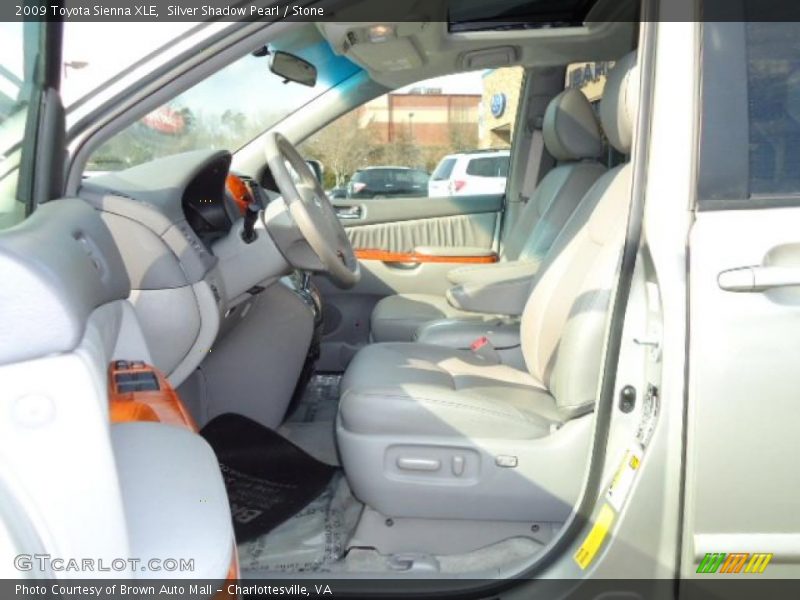 Silver Shadow Pearl / Stone 2009 Toyota Sienna XLE