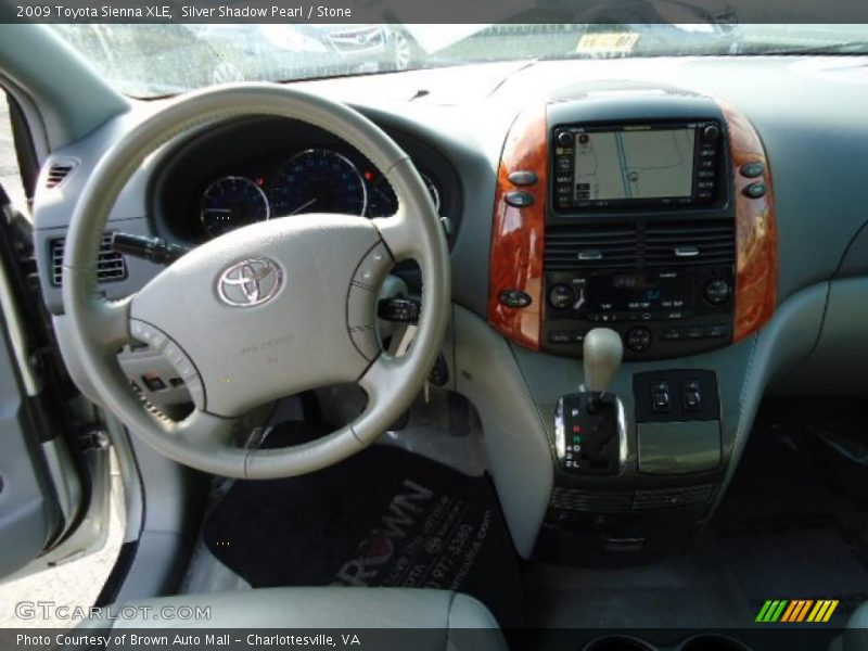 Silver Shadow Pearl / Stone 2009 Toyota Sienna XLE