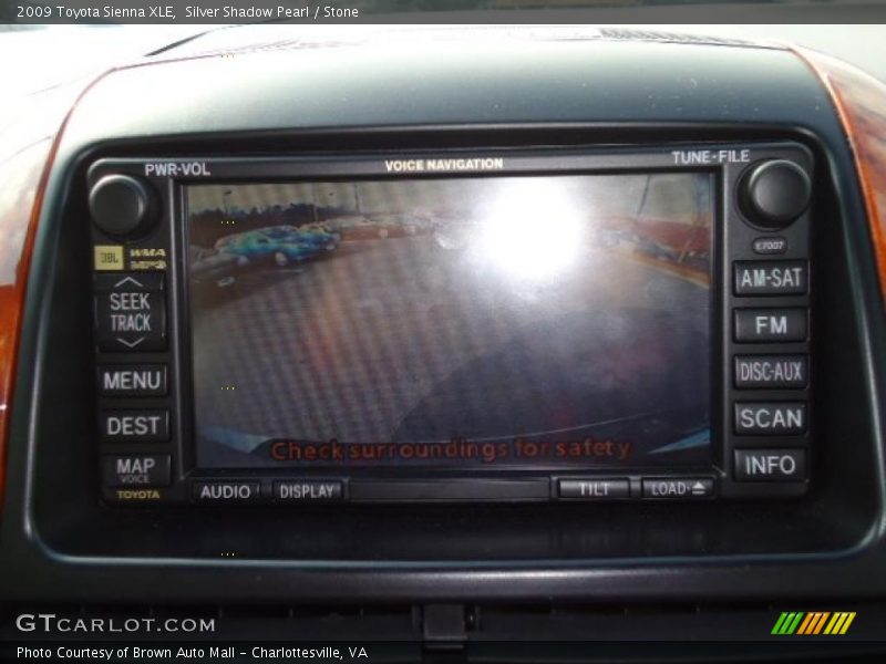 Silver Shadow Pearl / Stone 2009 Toyota Sienna XLE