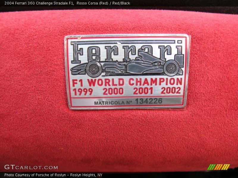  2004 360 Challenge Stradale F1 Logo