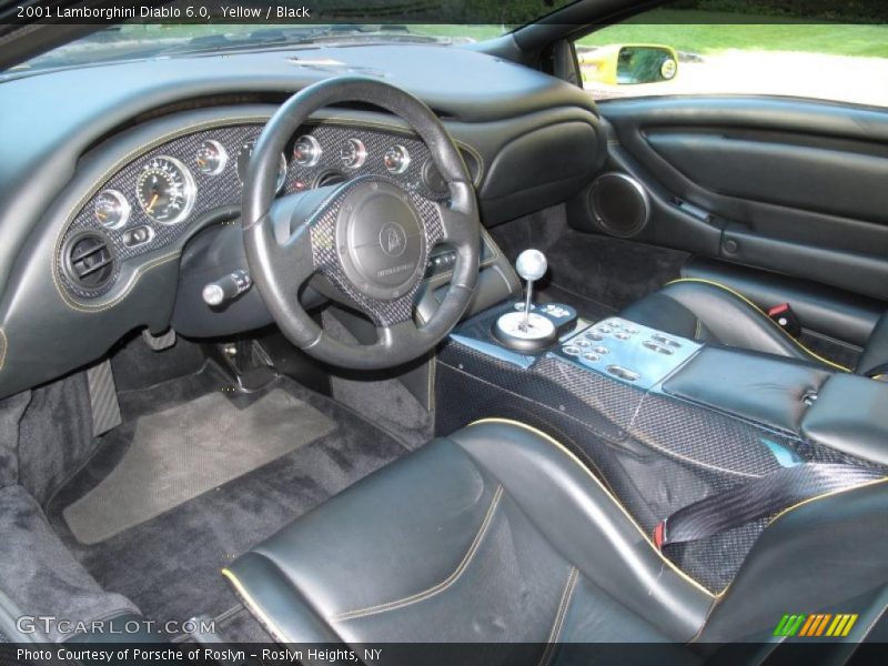  2001 Diablo 6.0 Black Interior