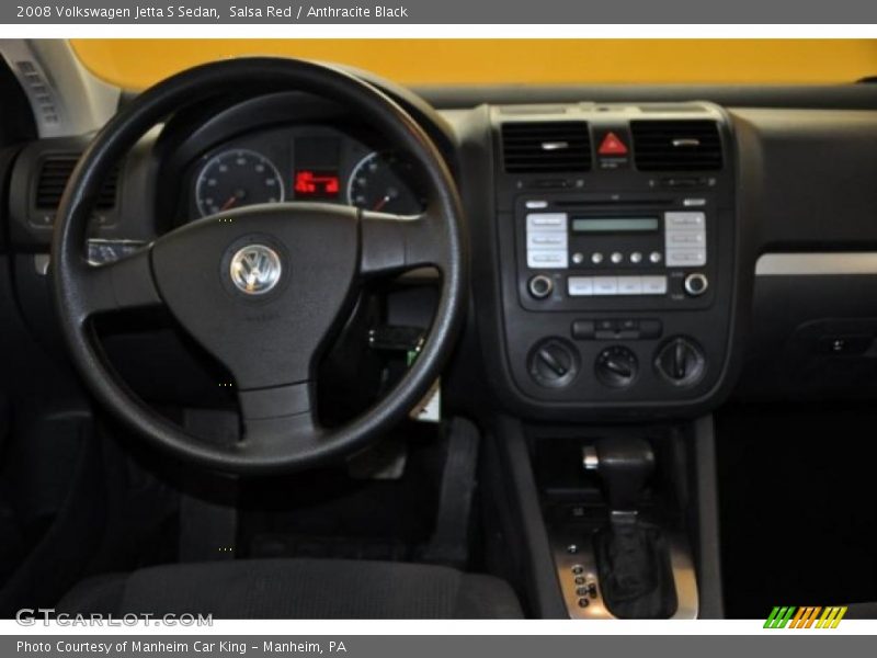 Salsa Red / Anthracite Black 2008 Volkswagen Jetta S Sedan
