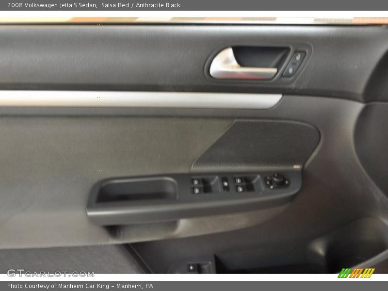 Salsa Red / Anthracite Black 2008 Volkswagen Jetta S Sedan