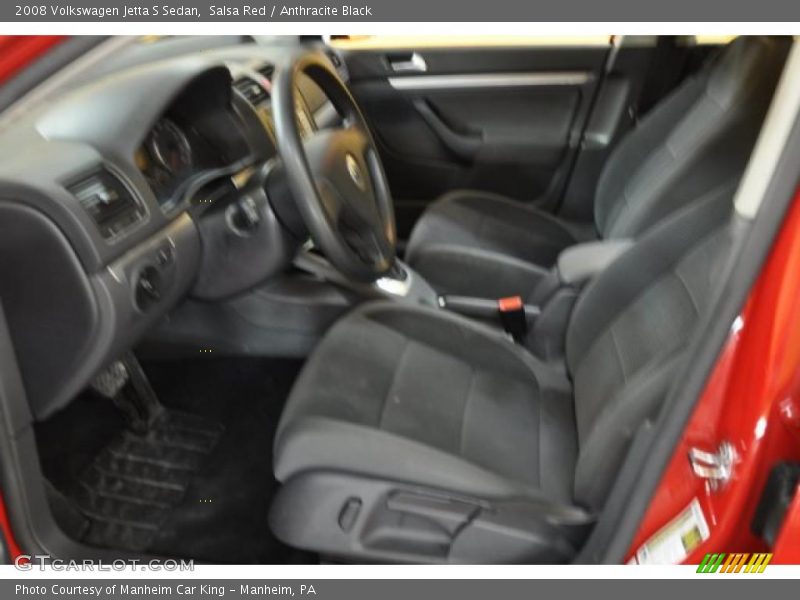 Salsa Red / Anthracite Black 2008 Volkswagen Jetta S Sedan