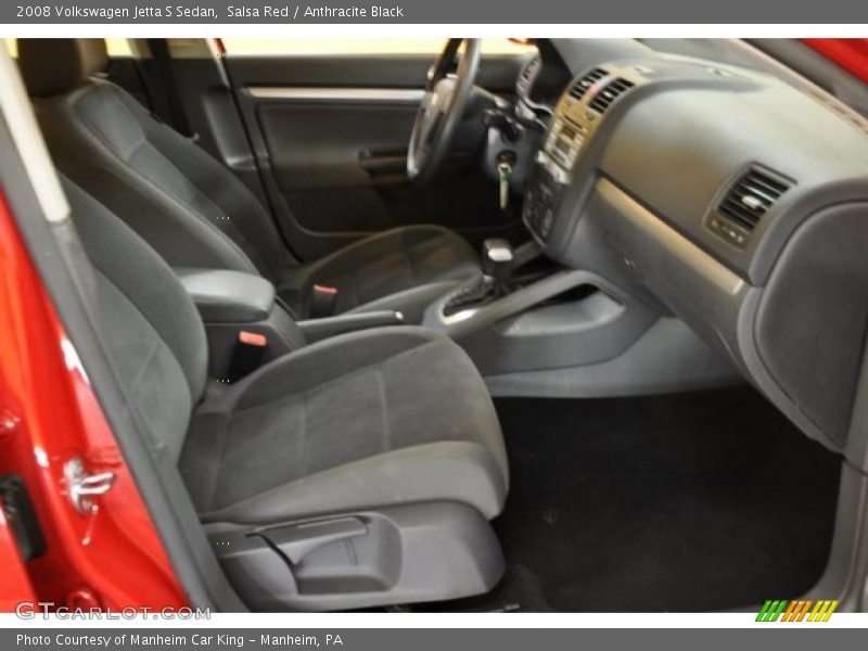 Salsa Red / Anthracite Black 2008 Volkswagen Jetta S Sedan