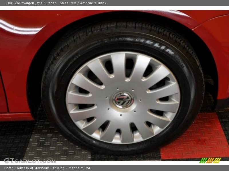 Salsa Red / Anthracite Black 2008 Volkswagen Jetta S Sedan