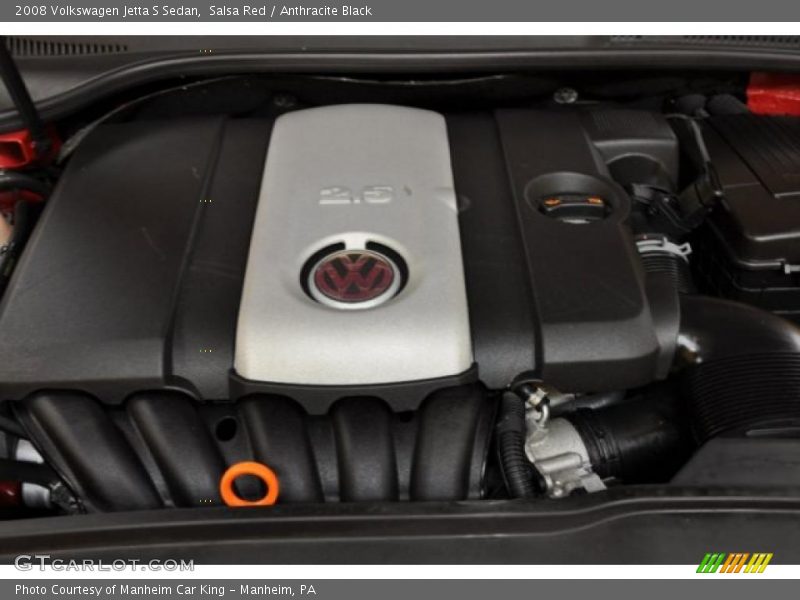 Salsa Red / Anthracite Black 2008 Volkswagen Jetta S Sedan