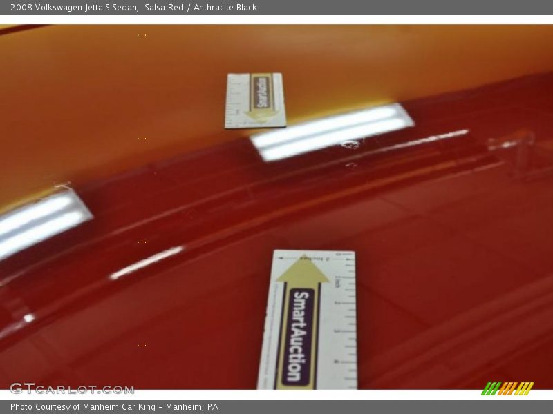 Salsa Red / Anthracite Black 2008 Volkswagen Jetta S Sedan