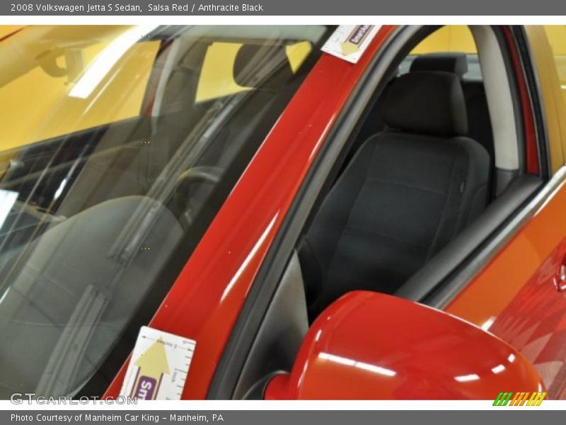 Salsa Red / Anthracite Black 2008 Volkswagen Jetta S Sedan